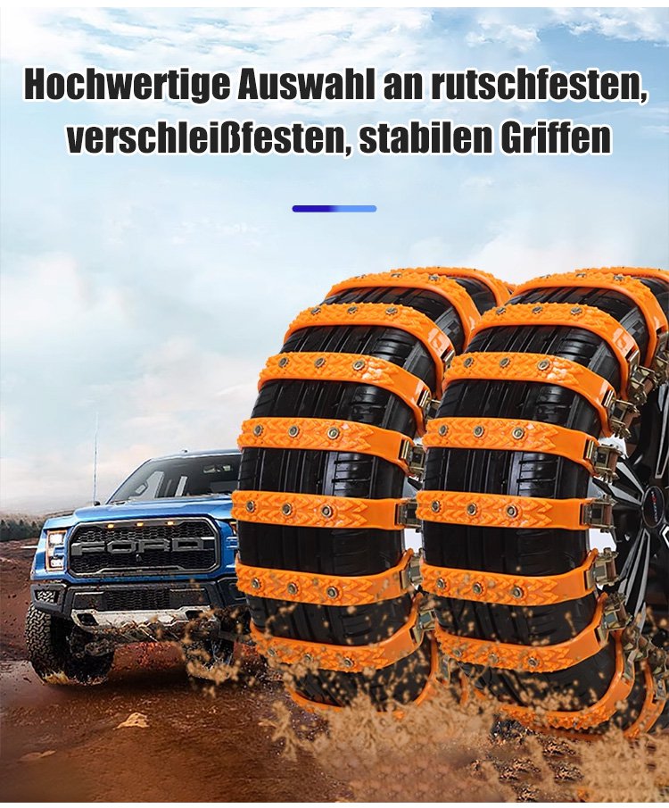 4+4 FREE | WinterForce - Anti-slip tire chain, ultimate safety for your car [Last day of the sale]