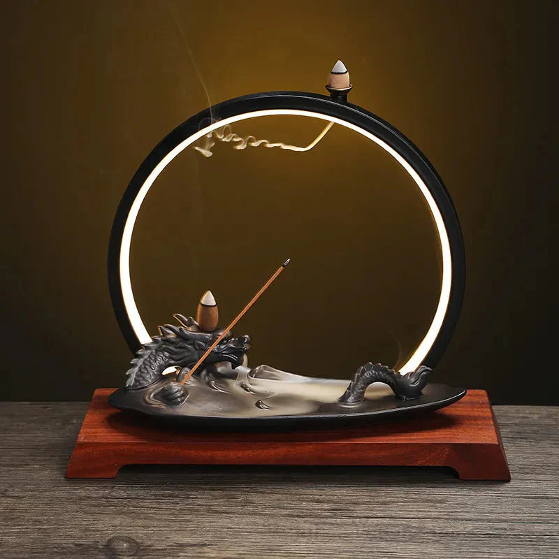 Keramische Draak Wierookhouder voor Ontspannende Aromatherapie Decoratie