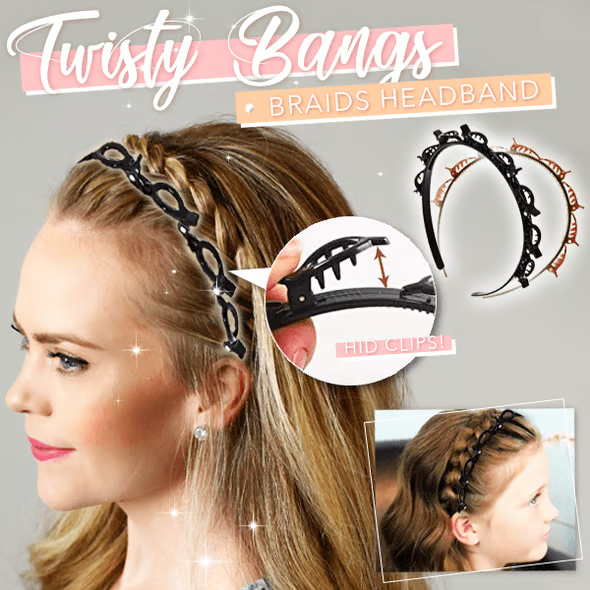 Stijlvolle Dubbele Pony Haarstylingsclip voor Makkelijke Looks