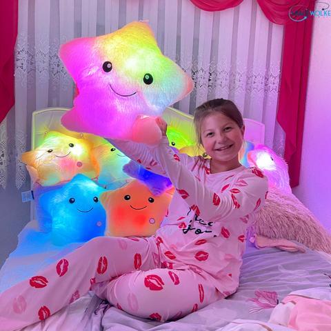 SleepyGlow - cozy pillow, cushion and night light in one