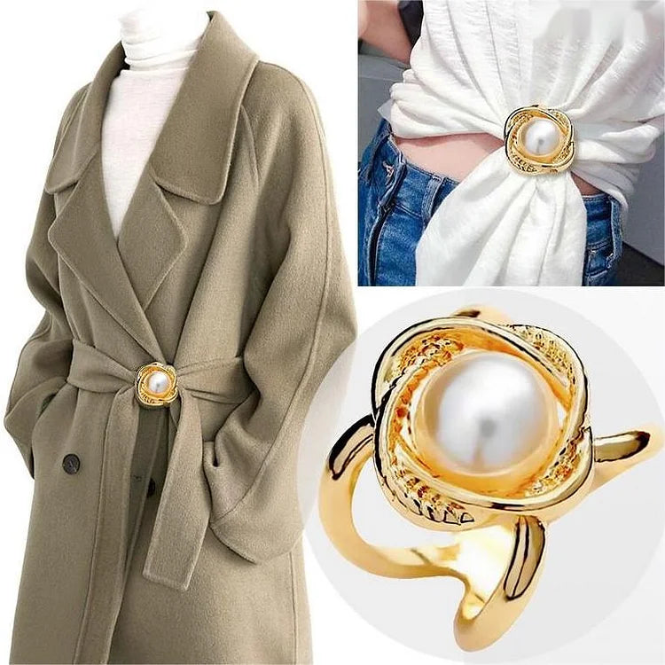 FashionButton™ - Elegant pearl ring buckle [Last day sale]