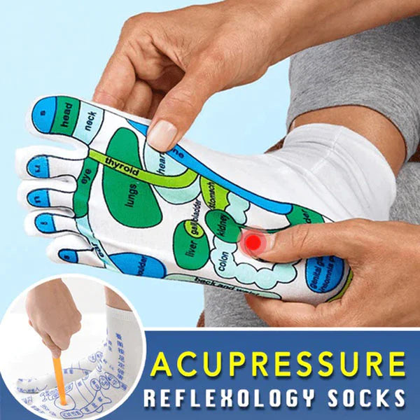 Comfort Fit Acupressuur Reflexologie Massage Sokken Set