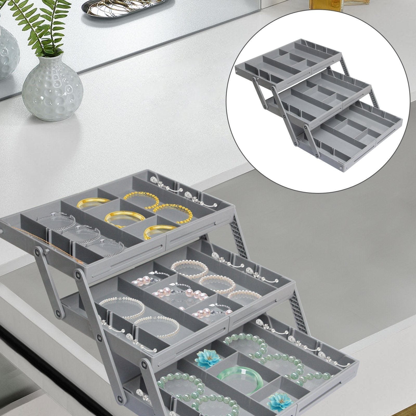 Compact Modulaire Slimme Opbergorganizer