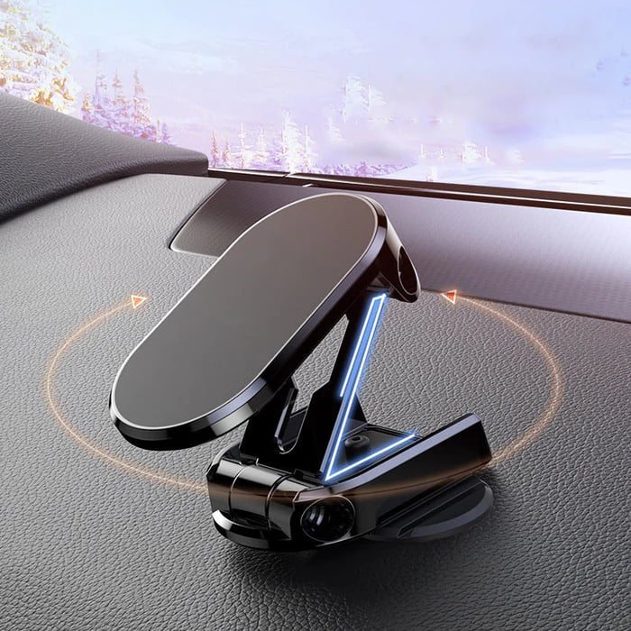 SnapMount – Foldable Magnetic Car Phone Holder