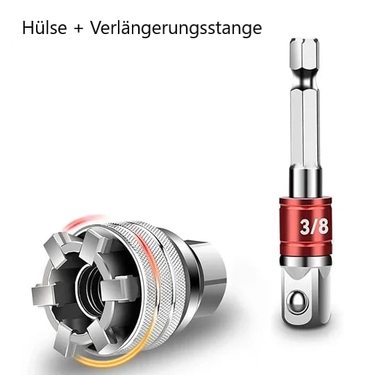 PowerFit - Adjustable universal sleeve for drills