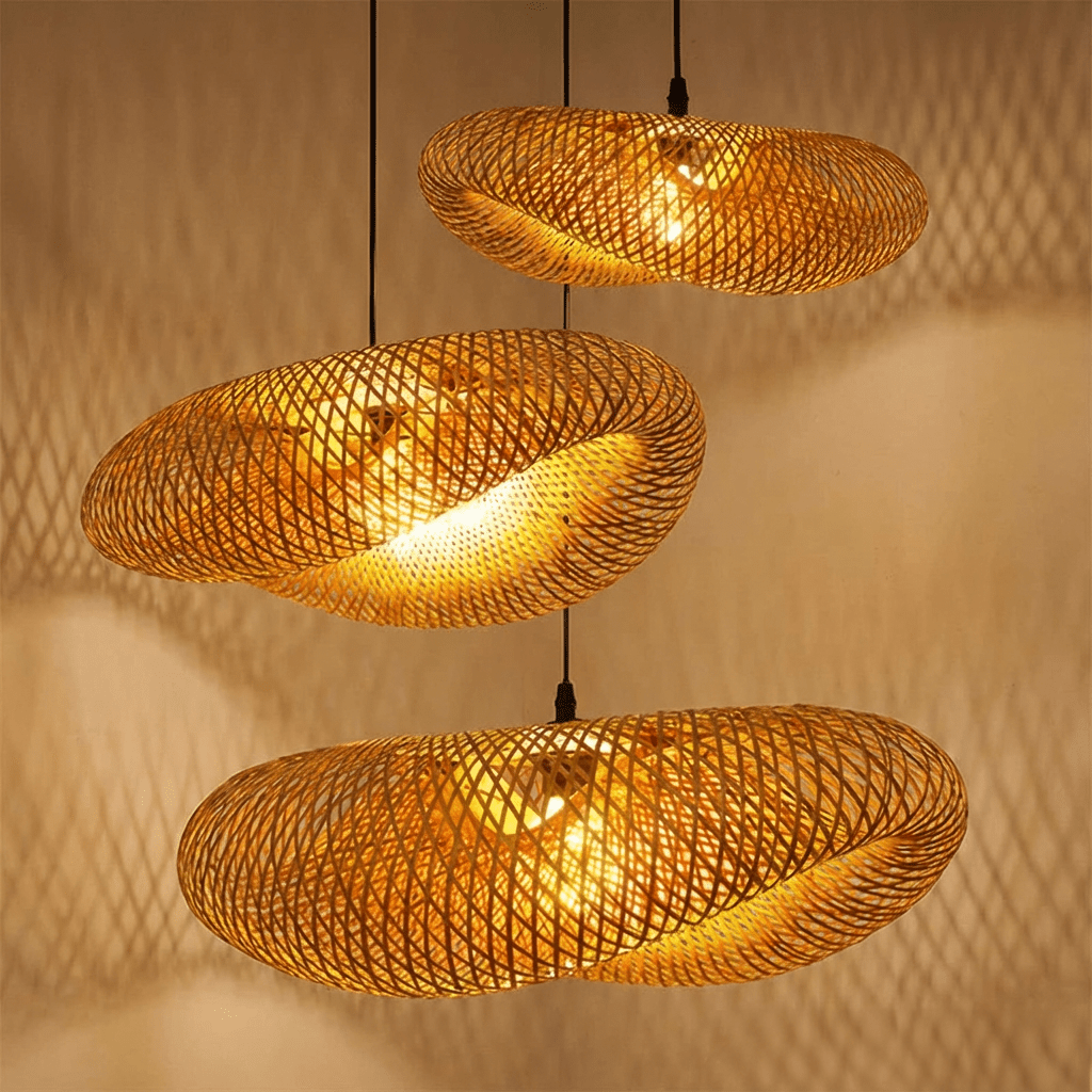 Handgemaakte bamboe hanglamp