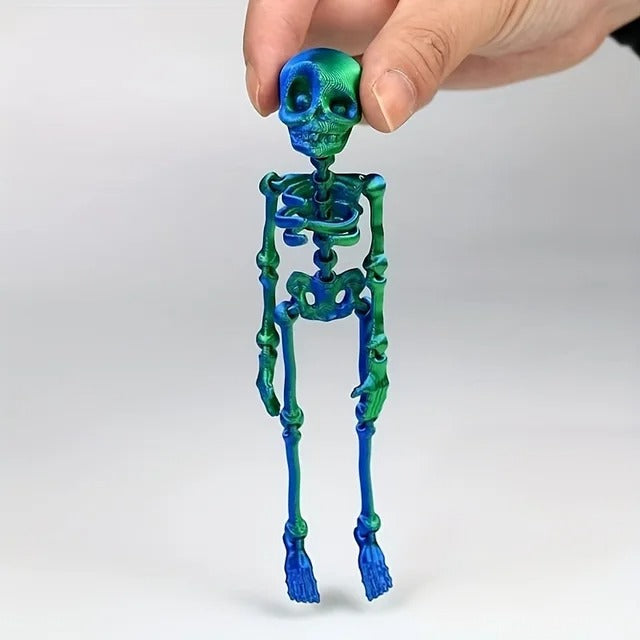 Griezelige Skelet Koelkastmagneet voor Halloweendecoratie