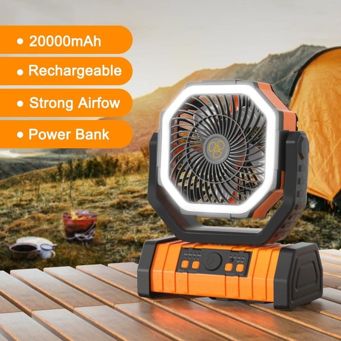 BreezeCamp – The perfect combination of fan and camping lamp