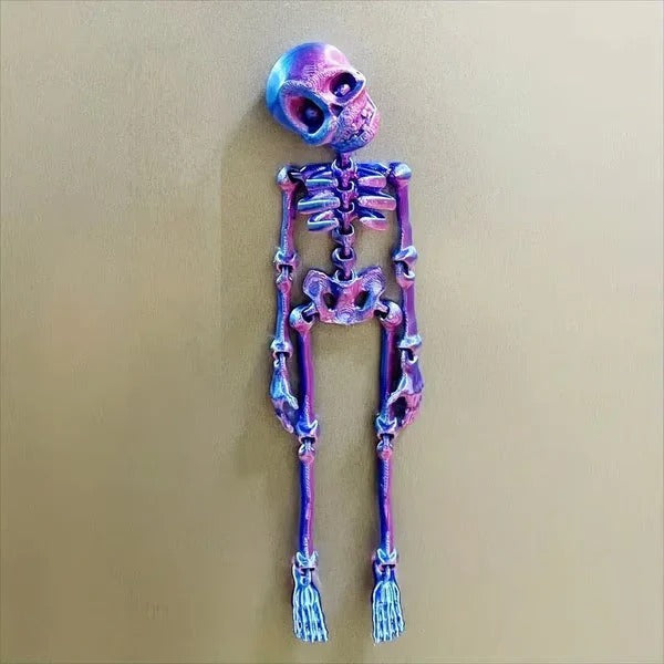 Griezelige Skelet Koelkastmagneet voor Halloweendecoratie