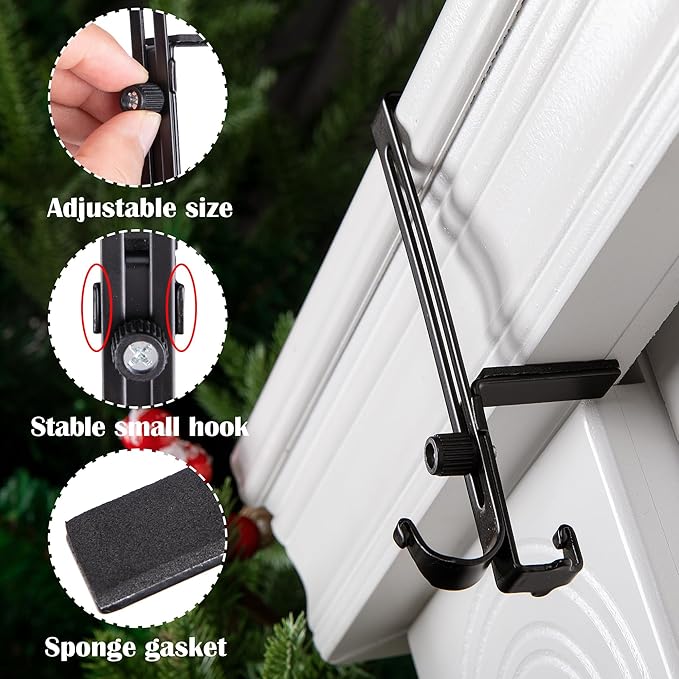 Stevige 2-in-1 slinger- en kerstsokhangers voor feestdecoratie