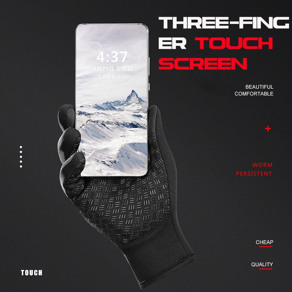Waterdichte thermische handschoenen met touchscreencompatibiliteit