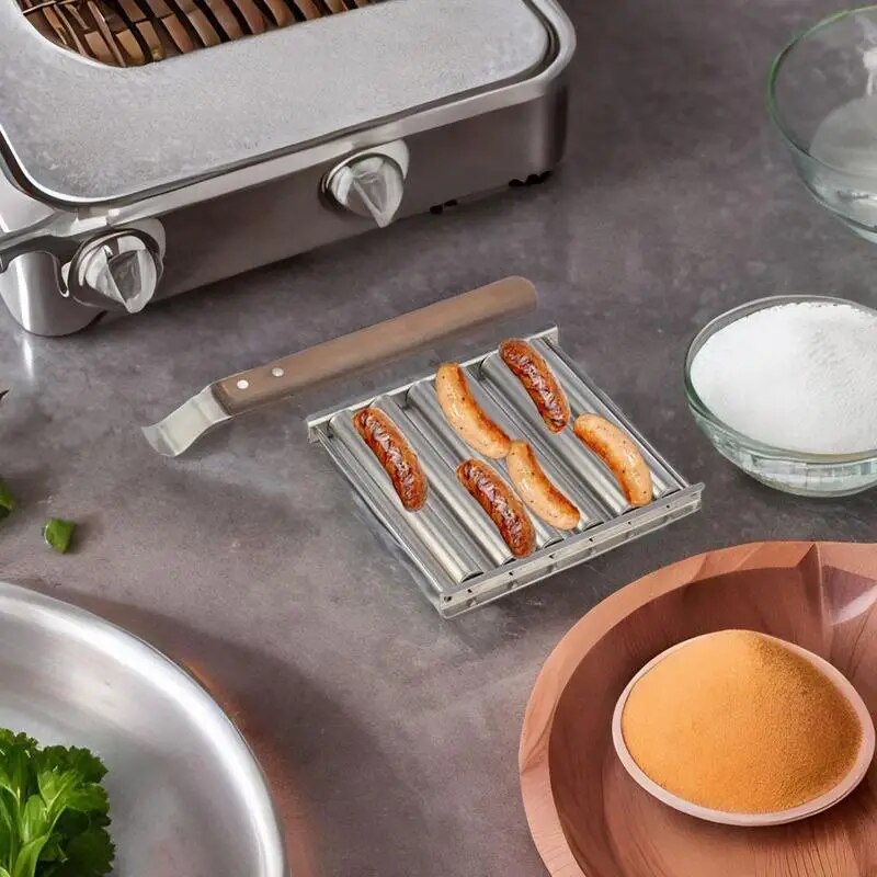 50% OFF | WurstRoller™ - Stainless Steel Grilled Sausage Roll [Last Day of Sale]