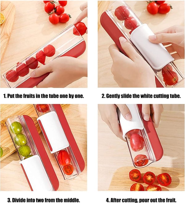 SliceyPop - Fruit and Vegetable Slicer with Zipper [Last Day Sale]