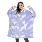Dekenhoodie als draagbare deken voor op de bank