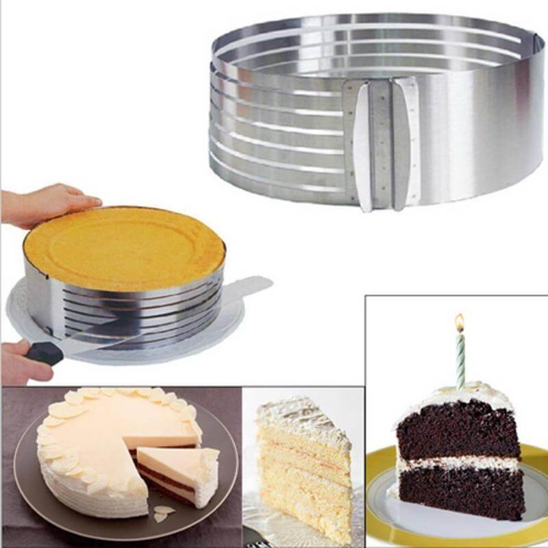 TierCutter - Adjustable stainless steel cake cutter