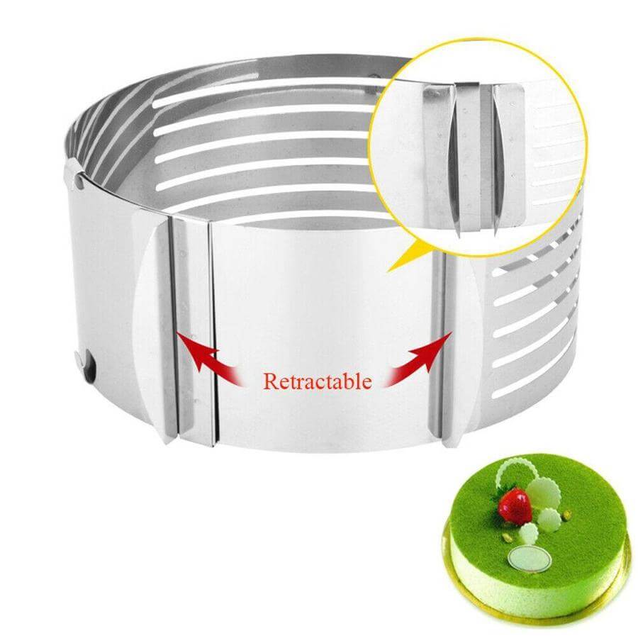 TierCutter - Adjustable stainless steel cake cutter