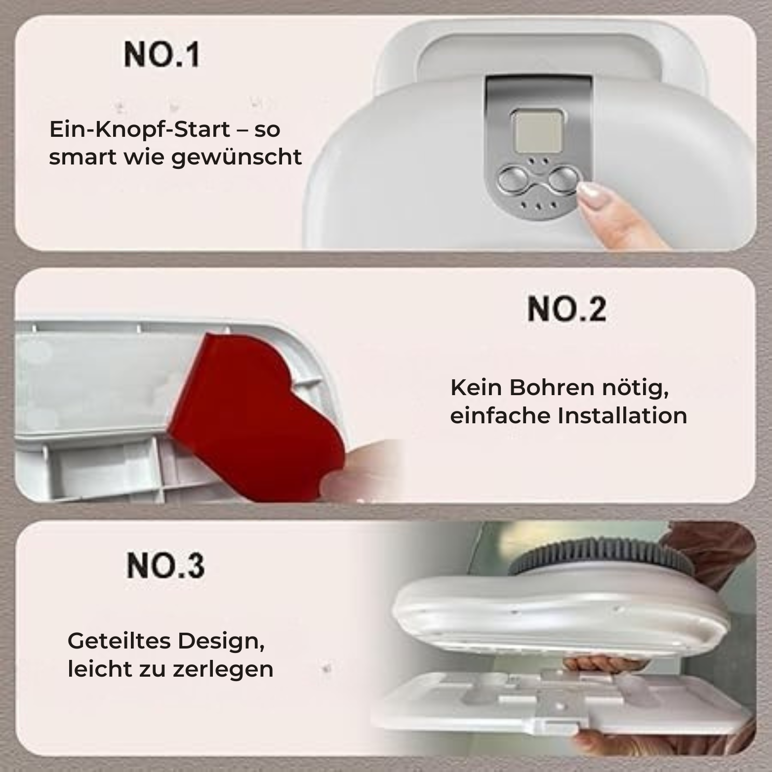 Elektrische Rugschrobber met Zacht Borsteltje voor Diepe Reiniging