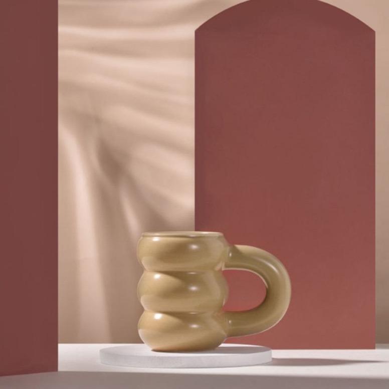 Elegante keramische koffiemok