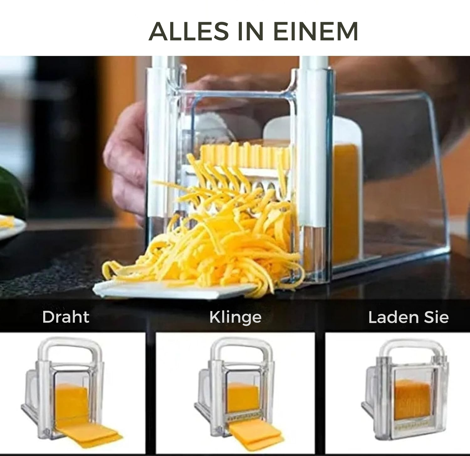 Elektrische Kaassnijder voor Perfecte Uniforme Kaasplakken