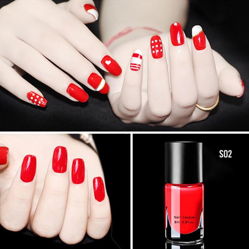 Salon-Perfect Glossy Nails Set voor Snelle Manicures