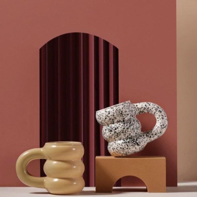 Elegante keramische koffiemok