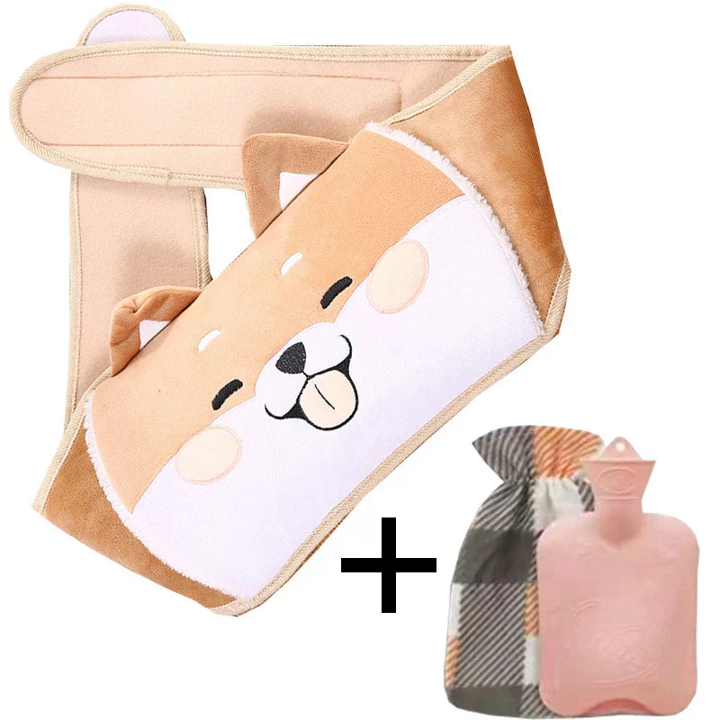 50% OFF | WarmCush - Refillable Plush Hot Water Bottle with Hip Padding [Last Day Sale]