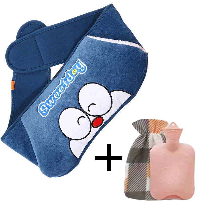 50% OFF | WarmCush - Refillable Plush Hot Water Bottle with Hip Padding [Last Day Sale]
