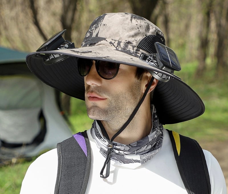 AirShade - Sun hat with integrated fan