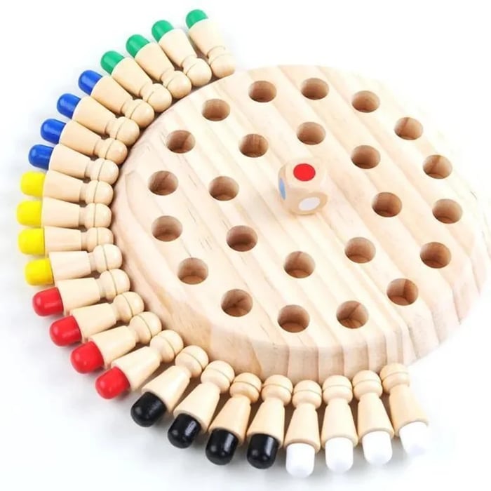 BrainMatch - Wooden Memory Match Stick Chess [Last Day Sale]