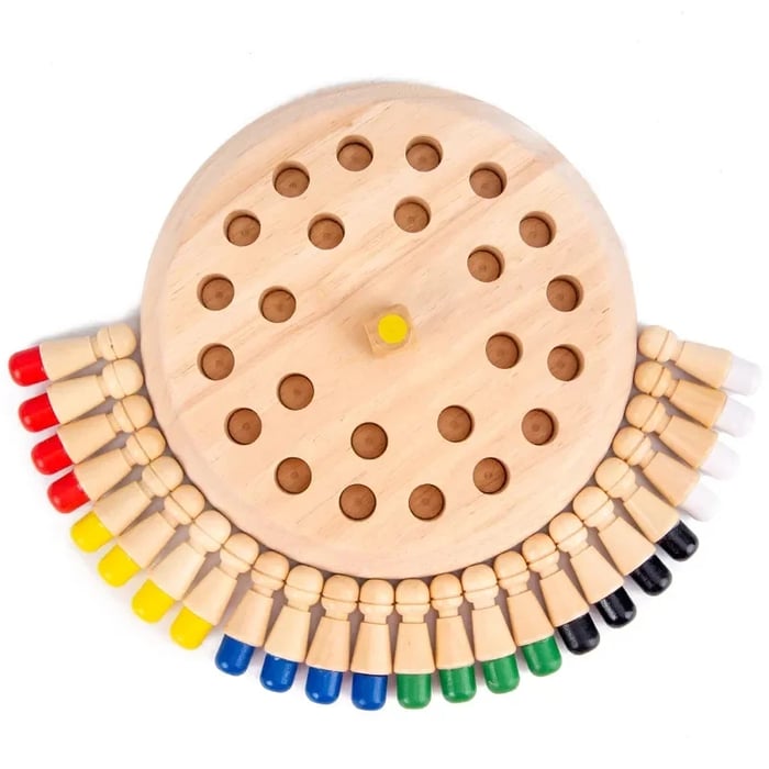 BrainMatch - Wooden Memory Match Stick Chess [Last Day Sale]