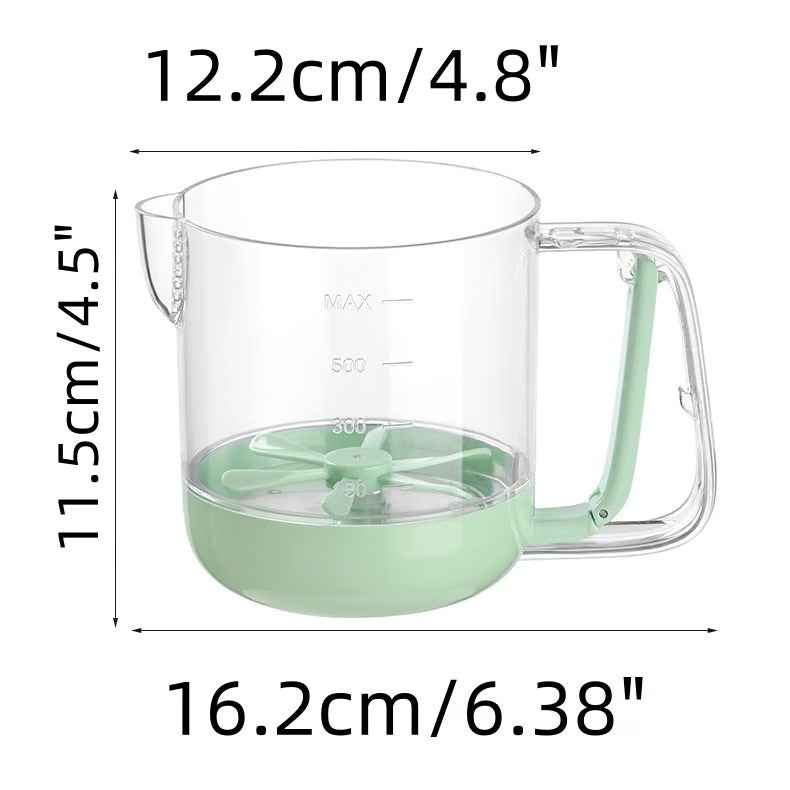 MixMaster Cup - stir, measure, filter in one handle!