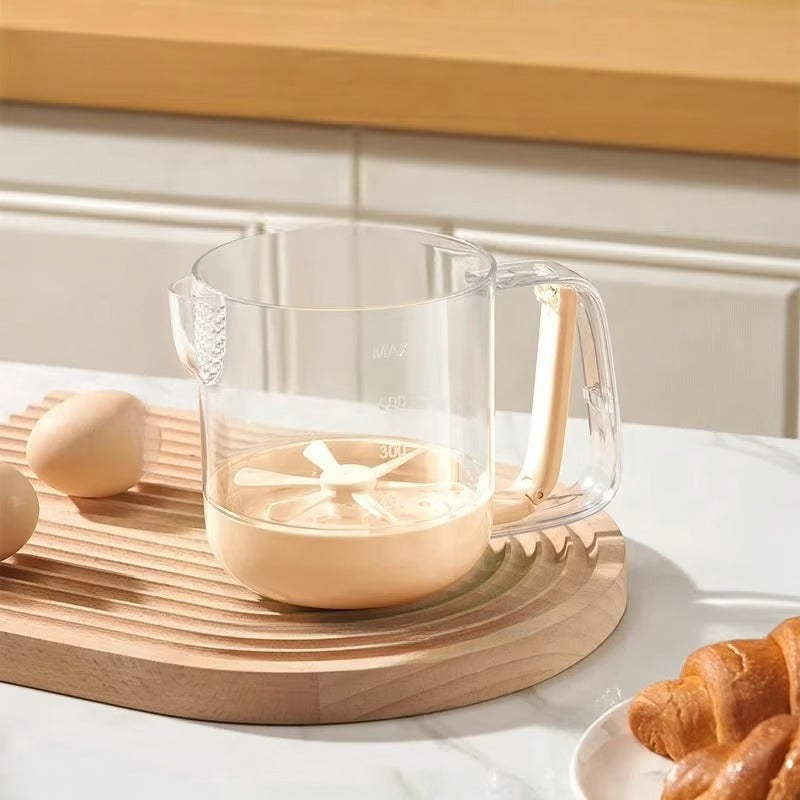 MixMaster Cup - stir, measure, filter in one handle!