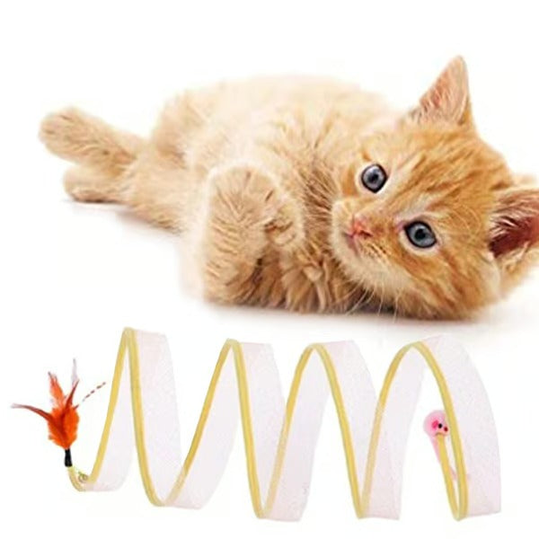 KittyMaze - Foldable cat tunnel with integrated toys