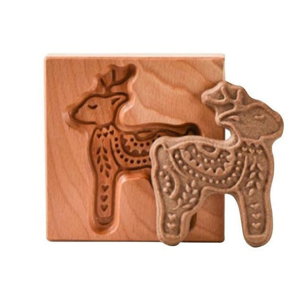 CarveBake - Cookie Cutter with Wood Engraving Relief, Cookie Mold [Last Day Sale]