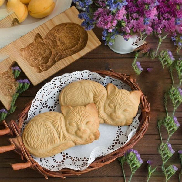 CarveBake - Cookie Cutter with Wood Engraving Relief, Cookie Mold [Last Day Sale]