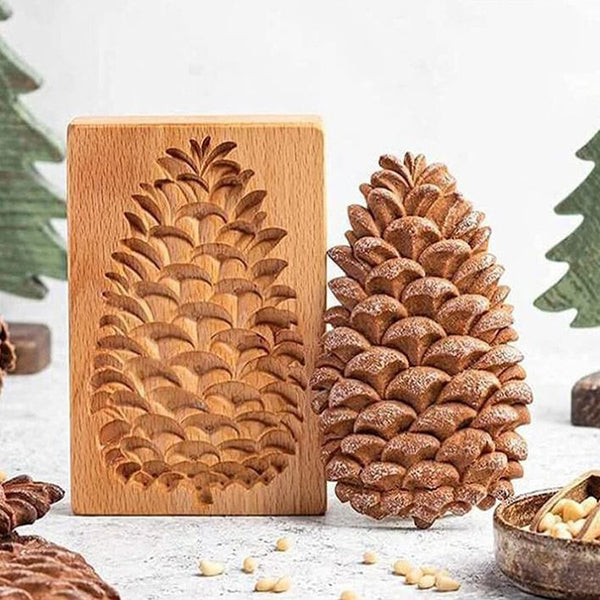 CarveBake - Cookie Cutter with Wood Engraving Relief, Cookie Mold [Last Day Sale]