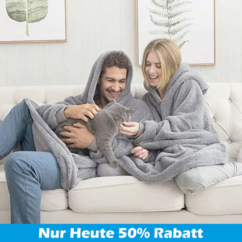 50% OFF | CloudHood - Quilted Hooded Blanket [Last Day Sale]