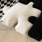 Comfortabel decoratiekussen met puzzelvorm