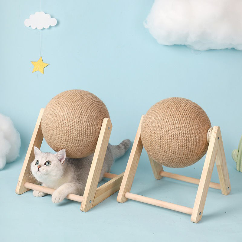 Interactieve draaibare krabbal voor katten voor actief spel en fitness