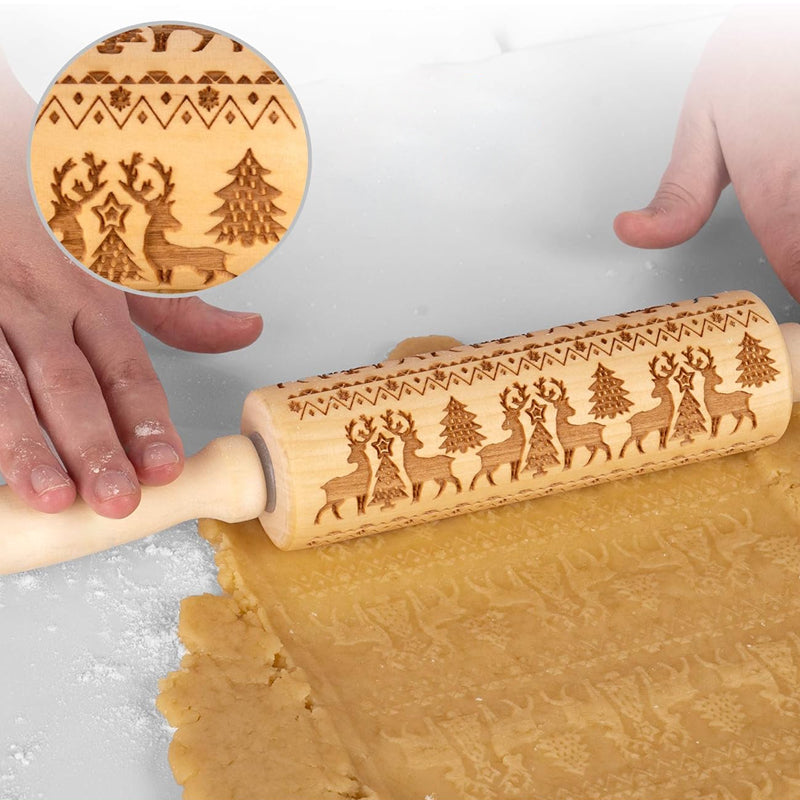 ChristmasRoller™ - Christmas Cookie Rolling Pin [Last Day Sale] 