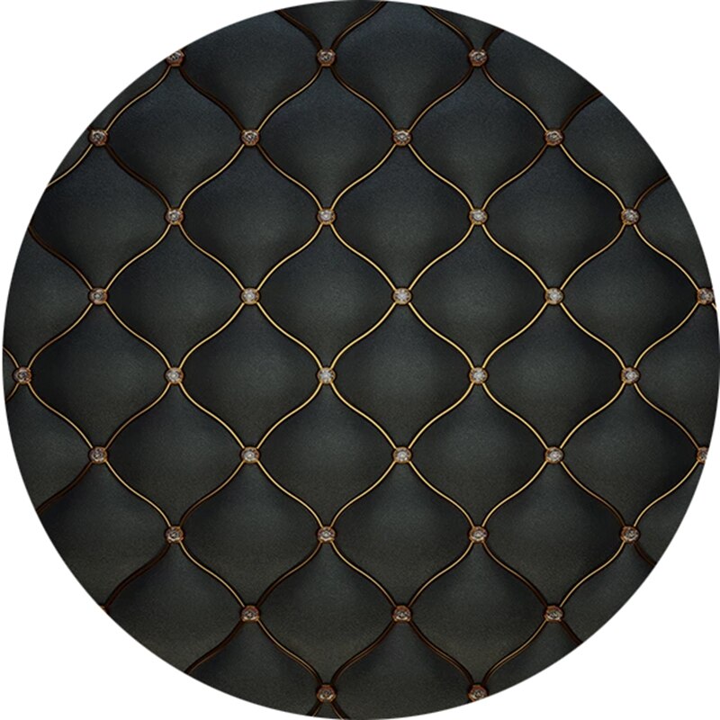 Moderne geometrische muurschildering voor stijlvolle woondecoratie