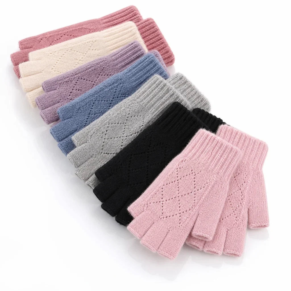 Fingerloze handschoenen voor comfortabele warmte op koude dagen
