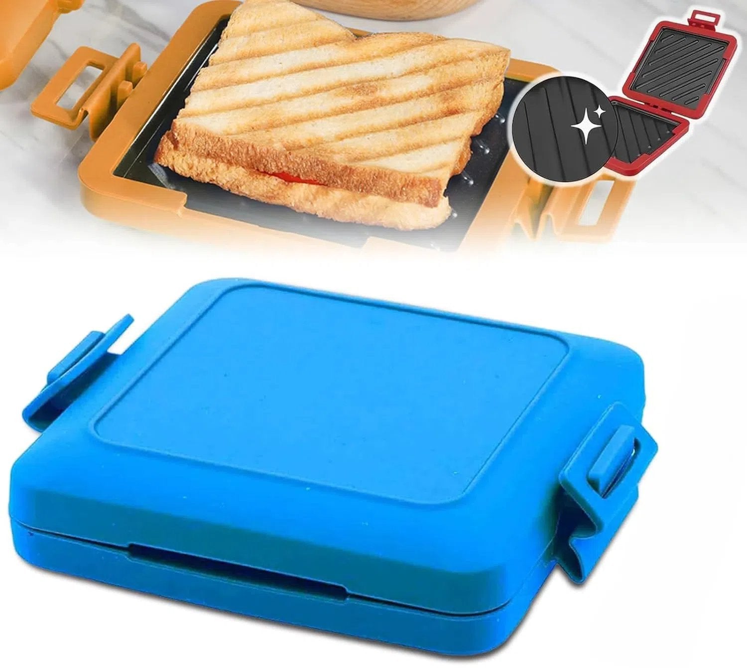 Compact magnetron tosti- en sandwichmaker voor snelle snacks