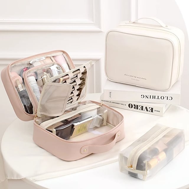 GlamiZen - Multi-compartment cosmetic bag for stylish organization