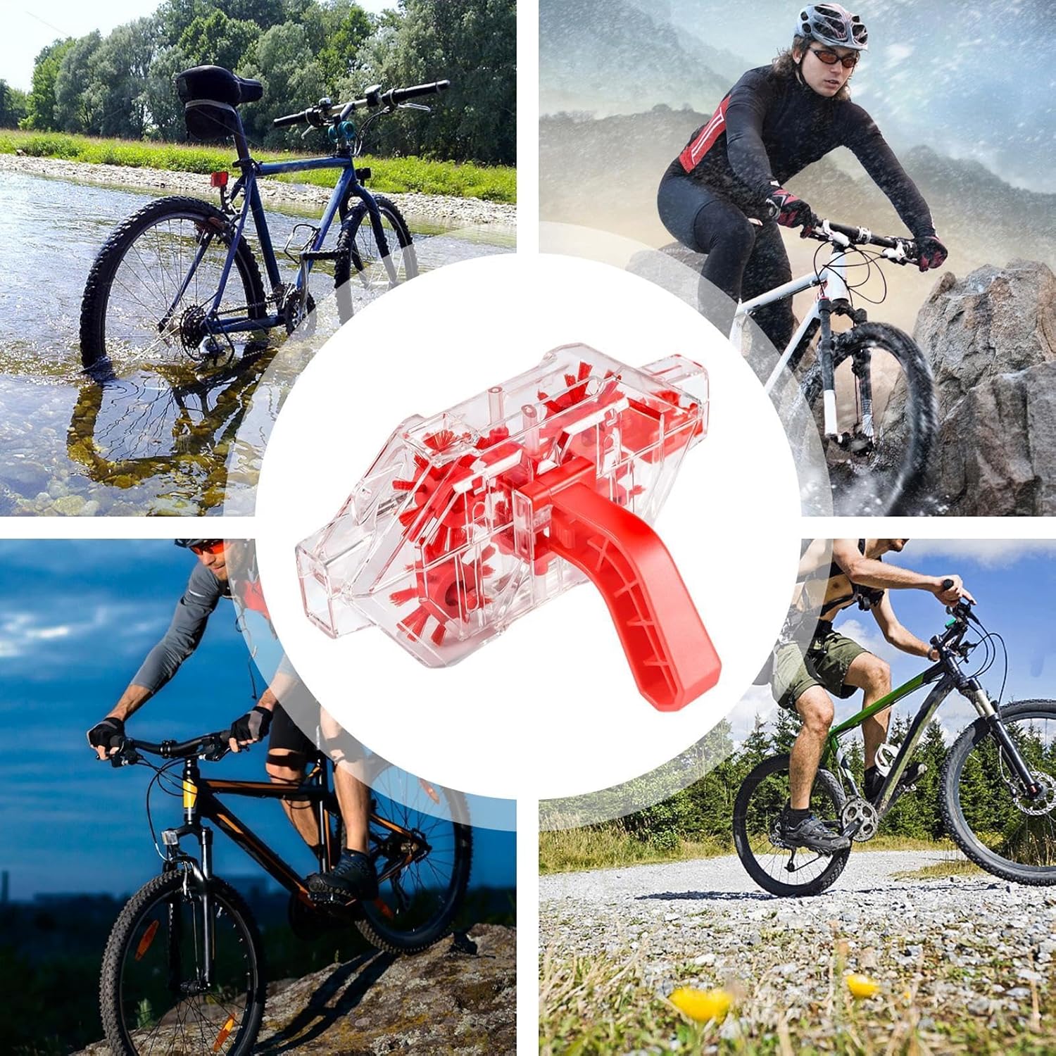 Moeiteloze Fietskettingreiniger voor Soepele Zomerritten