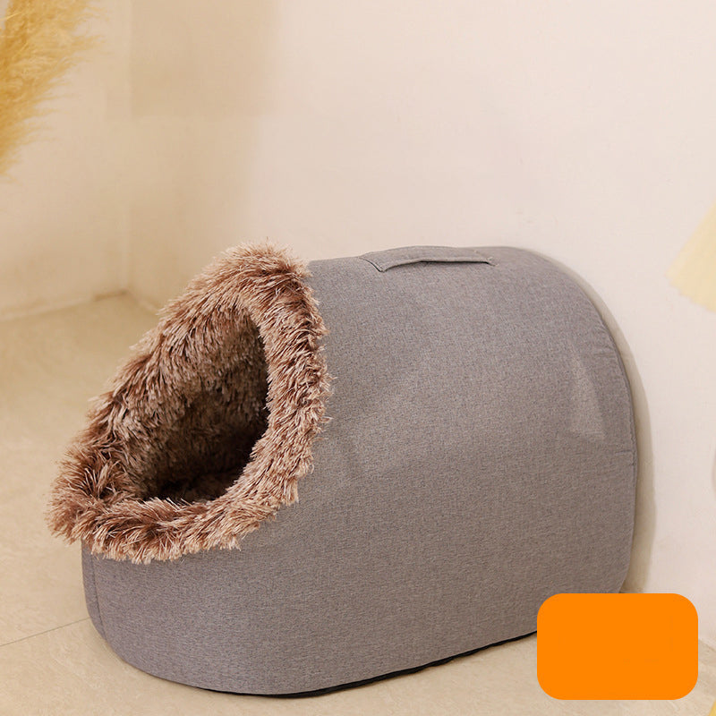 Gezellig winterhuisje voor kleine honden en katten