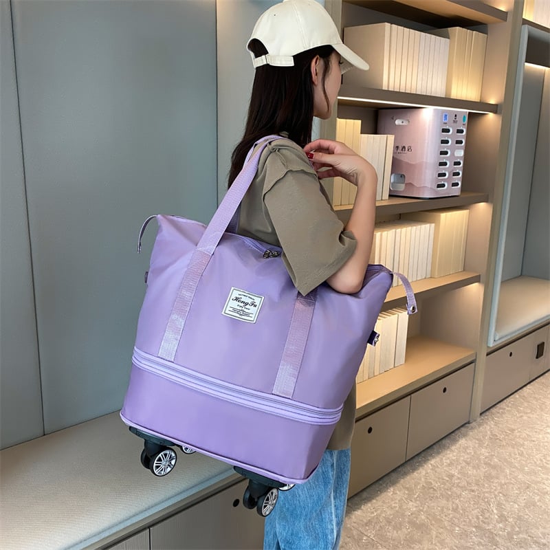 RollAway - Lightweight suitcase with wheels &amp; dry-wet separation
