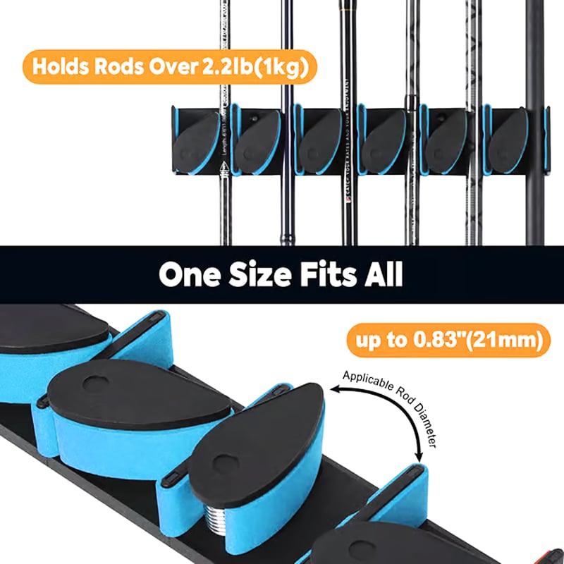 RodRack Max - your rods finally neatly stored 