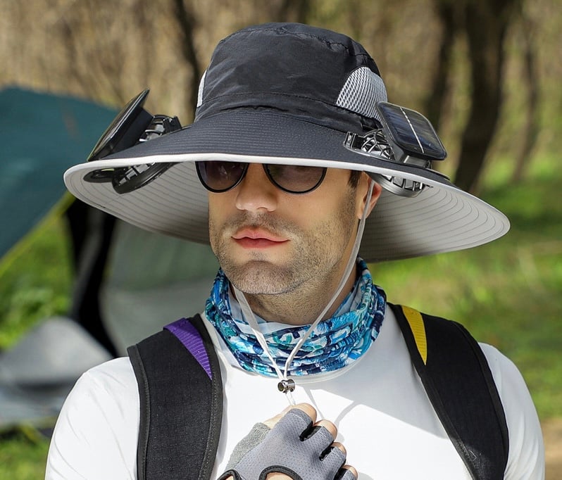 AirShade - Sun hat with integrated fan