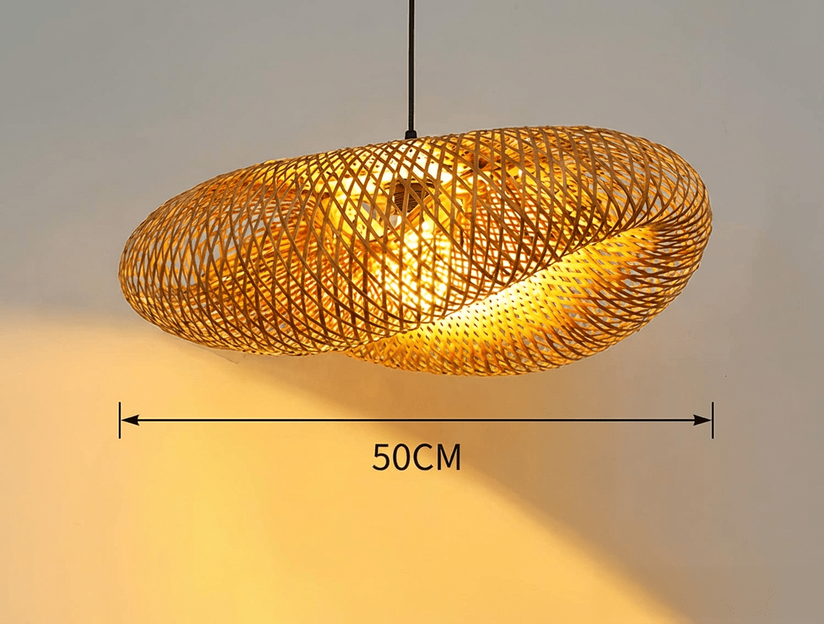 Handgemaakte bamboe hanglamp
